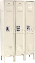 Global Industrial Infinity Single-Tier Three-Door Locker with Recessed