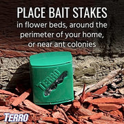Outdoor Liquid Ant Baits - 6 Pack by Terro – 48 Bait Stations, Black, Model T1812