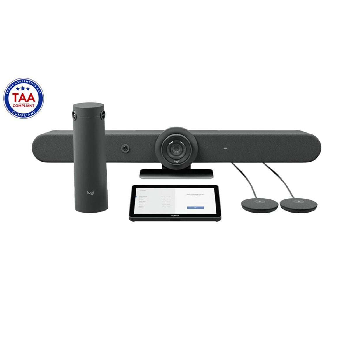 Rally Bar + Sight Room Kit - TAA by Logitech – Graphite, Model 991-000535