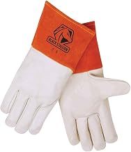 Black Stallion 25 Premium Grain Cowhide MIG Gloves with Kevlar® Stitching, Large