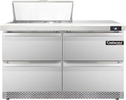 SW48-8-FB-D Sandwich Unit, 48" W, With 8 Pan Top Openings, Four Drawers & Front Breathing