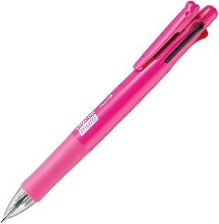 Zebra Technologies Zebra Clip-On Multi F Series 4 Color 0.7 mm Ballpoint Multi Pen/0.5 mm Pencil, Cutie Pink Body (B4SA1-CUP)