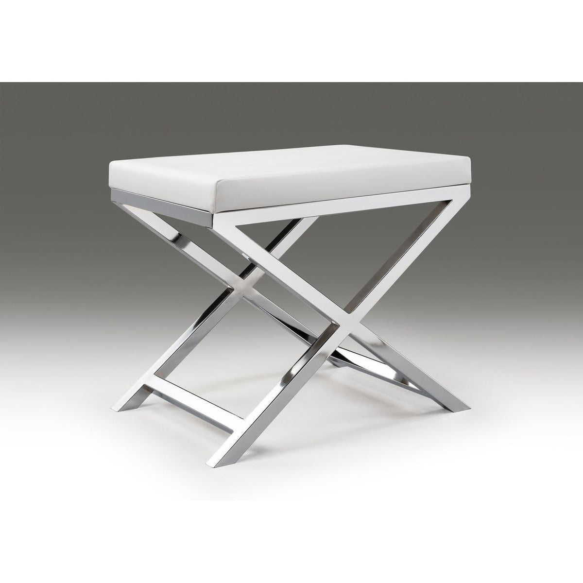 PU Chair with Chrome Base Black/Gold by Bed Bath & Beyond – Polyurethane, Black, Model Beyond