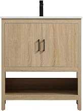 Elegant Kitchen and Bath Ira 30" Single Bathroom Vanity in Mango Wood