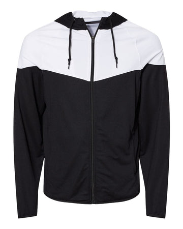 Mens Spirit Outer-Core Jacket by Badger – Maroon-white, Pack of 2