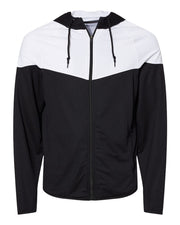 Mens Spirit Outer-Core Jacket by Badger – Maroon-white, Pack of 2
