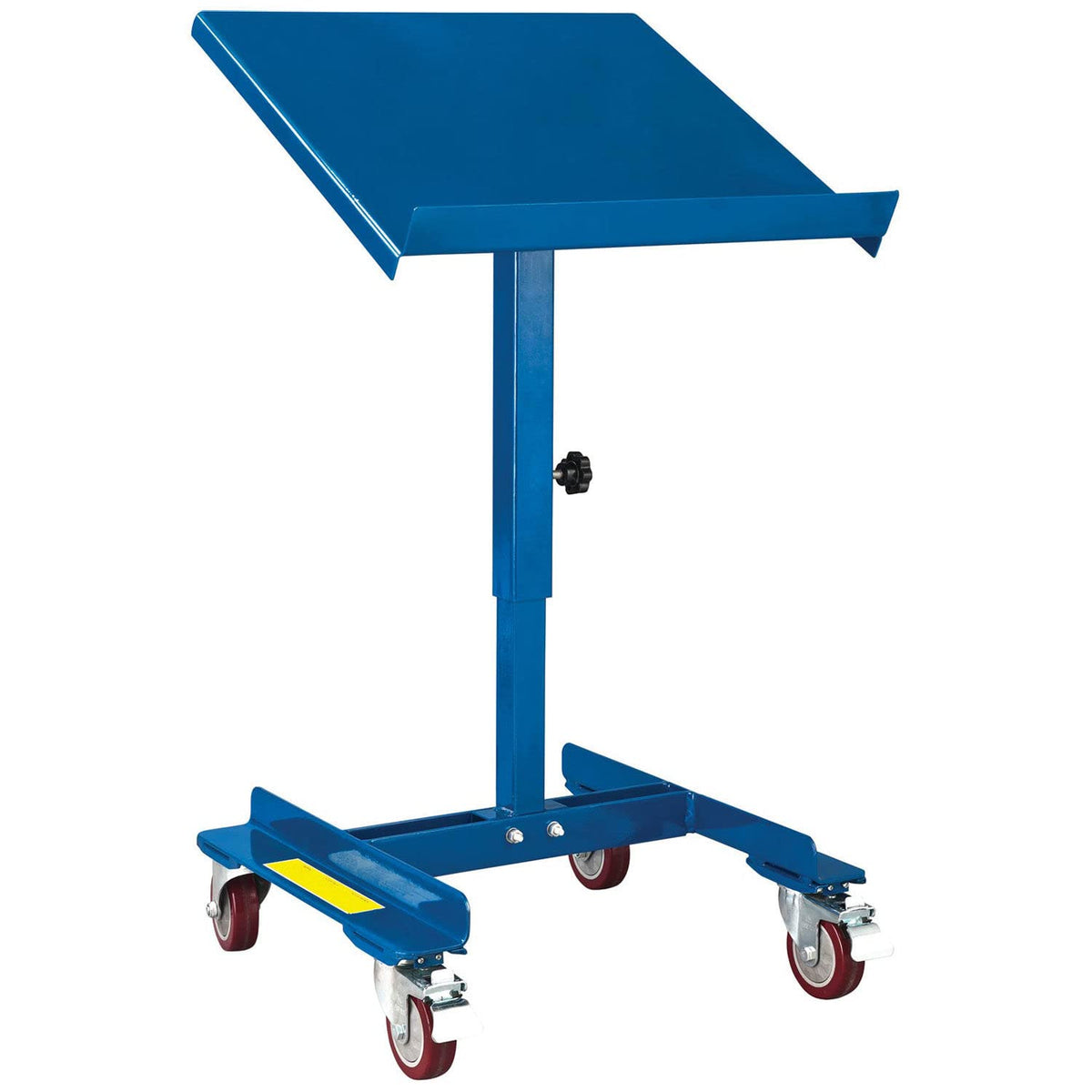 Height Adjustable Tilting Work Table with Friction Screw by Global Industrial – 23"L x 22"W x 8"H, Steel, Blue, Model TWS150
