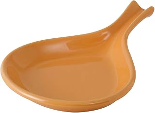 Tuxton DYP-100 Vitrified China Fry Pan Server, 12 oz, 10", Butterscotch, Cranberry and Pistachio (Pack of 12),