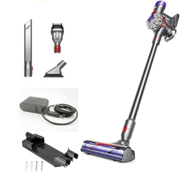 V8 Extra Cordless Vacuum Cleaner Purple (Renewed Premium) by Dyson – 0.14 gallons, Purple, Model 400495-02