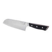 Hisho 7-inch Santoku Knife by MIYABI – 7-inch, FC61 Fine Carbide Steel, Black, Model 1034306