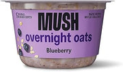 MUSH Overnight Oats - Blueberry - Good Source of Fiber, Non-GMO, Dairy Free, Gluten Free, 5oz