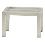 Aluminum Dunnage Rack - 12"L x 18"W x 12"H by HUBERT – 12 x 18 x 12, Aluminum, Silver, Model D11812/12