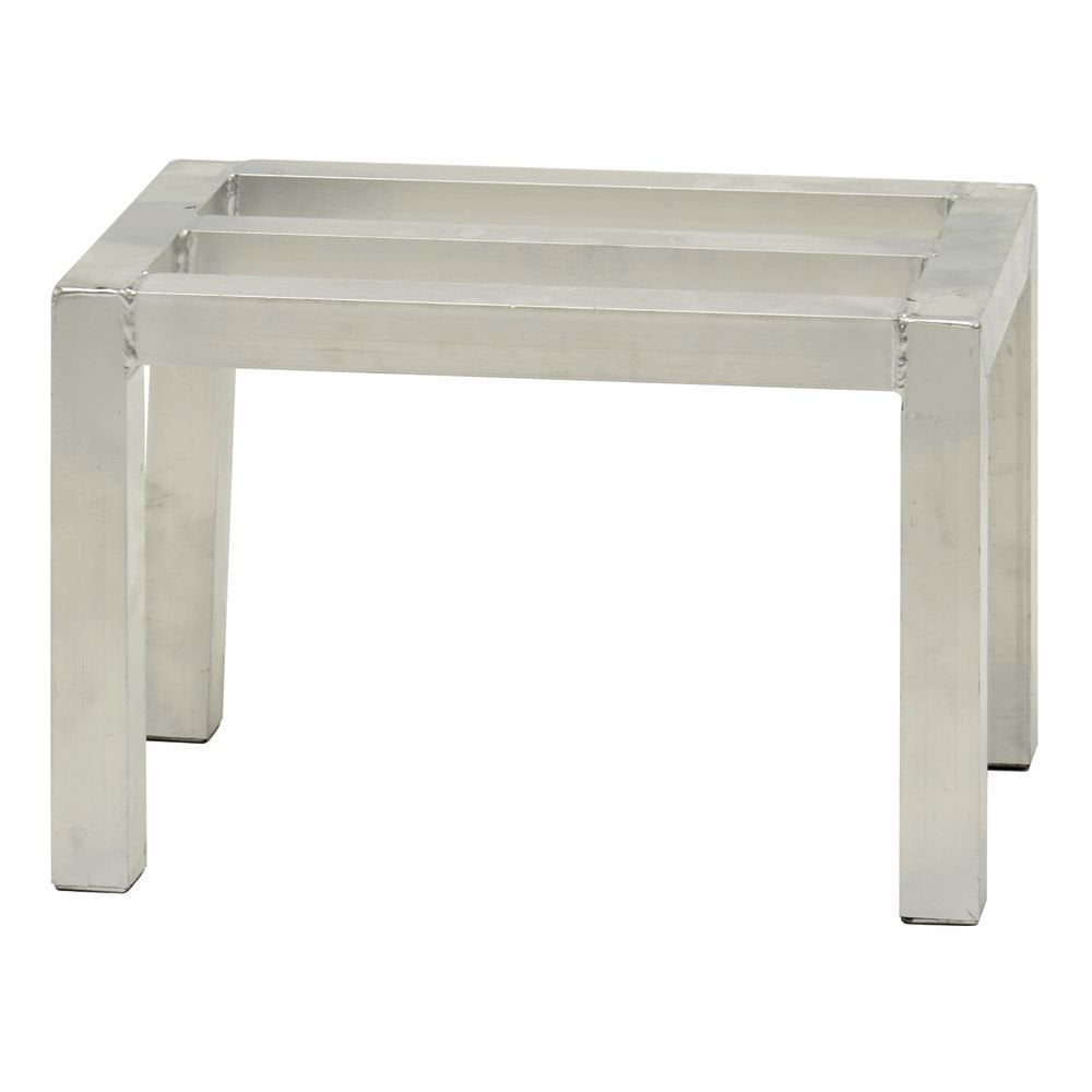 Aluminum Dunnage Rack - 12"L x 18"W x 12"H by HUBERT – 12 x 18 x 12, Aluminum, Silver, Model D11812/12