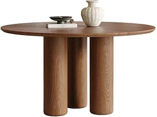 Mesa de Comedor Retro Style Round Table Home Small Apartment Dining Nordic Simple Mesa de Comedor