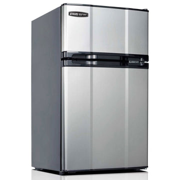 3.1 Cu. Ft. Refrigerator/Freezer by MicroFridge – 3.1 cubic_feet, Stainless Steel, Model 3.1MF7RS