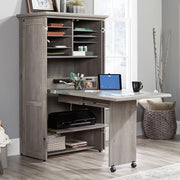 Sauder Mystic Oak / Armoire / L: 35.112" x W: 21.81" x H: 61.58" Sewing Cabinets