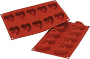 silikomart(シリコマート) Silicone Mart SF088 Medium Passion, 10 Pieces