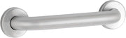 Stainless Steel Straight Grab Bar with Satin-Finish by Bobrick – 18 in, Stainless Steel, Satin Finish, Model 5806x18