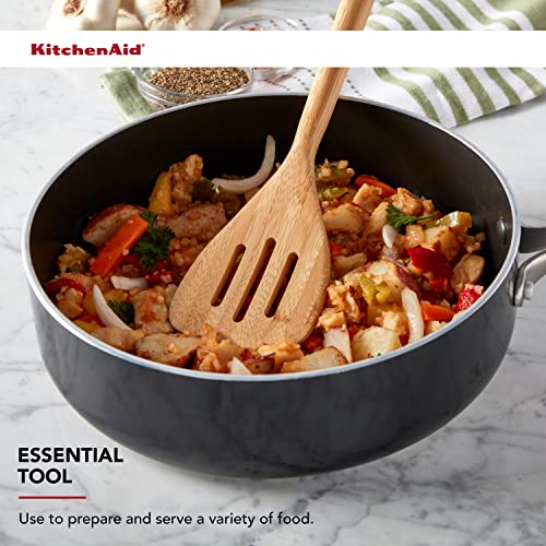 KitchenAid 12-Inch / Bamboo Slotted Turner / Bamboo Spatulas