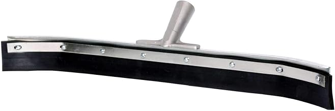 36" Black Buna Blend Floor Squeegee, Rubber Refill