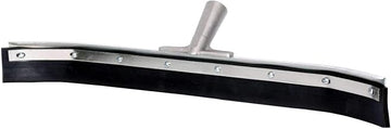 36" Black Buna Blend Floor Squeegee, Rubber Refill