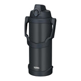 BK-J Vacuum Insulated Sports Jug by THERMOS – 84.5 Ounces, 2500.0 milliliters, Stainless Steel Plastic Silicone, black jade, Model FJQ-2501