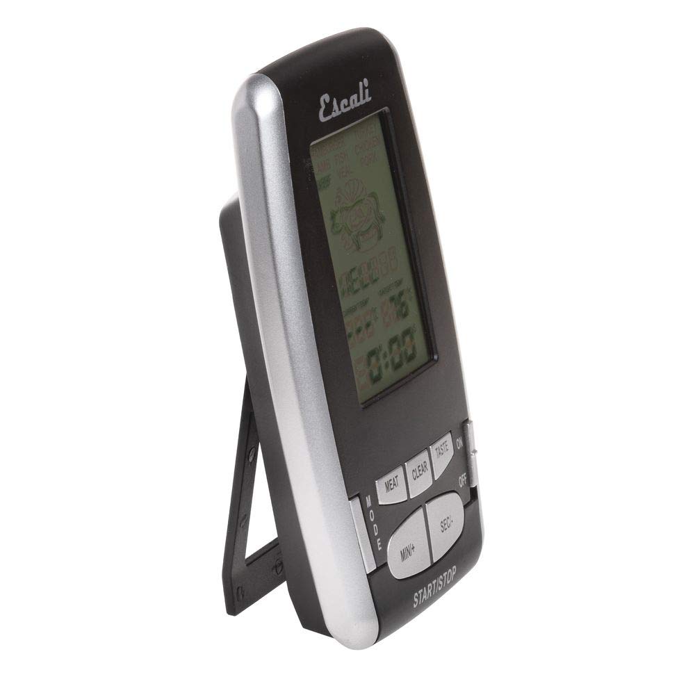 San Jamar Wireless Remote Thermometer and Timer by Carlisle – Plastic, Model THDGWL