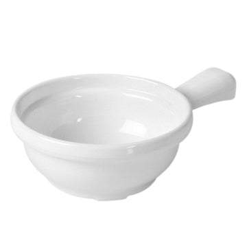 Soup Bowl 10 Oz. 6-3/4" X 4-1/4" X 2" Deep by Thunder Group – 10.0 ounces, White, Model CR305W