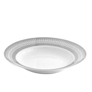 10 Strawberry Street White/Silver / Rim Soup Bowl / 9" Soup Bowls