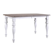 Liberty Furniture Ocean Isle 7 Piece Rectangular Table Dining Room Set Traditional - 6 X Back Side Chairs - Antique White & Weathered Pine by LIBERTY FURNITURE INDUSTRIES, INC. –