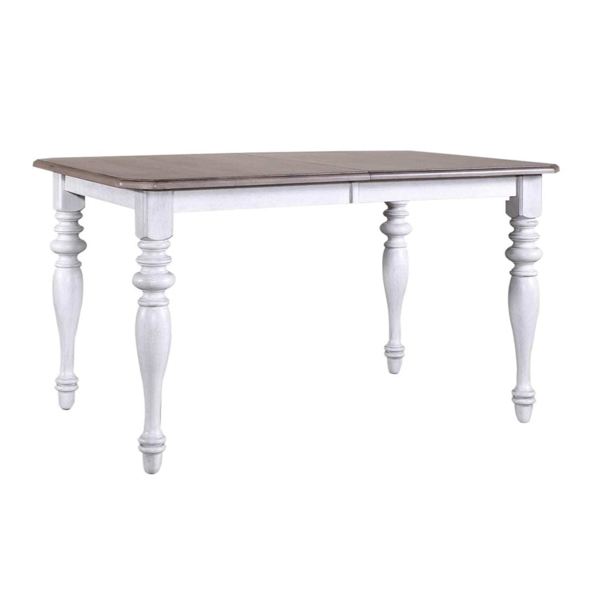 Liberty Furniture Ocean Isle 7 Piece Rectangular Table Dining Room Set Traditional - 6 X Back Side Chairs - Antique White & Weathered Pine by LIBERTY FURNITURE INDUSTRIES, INC. –