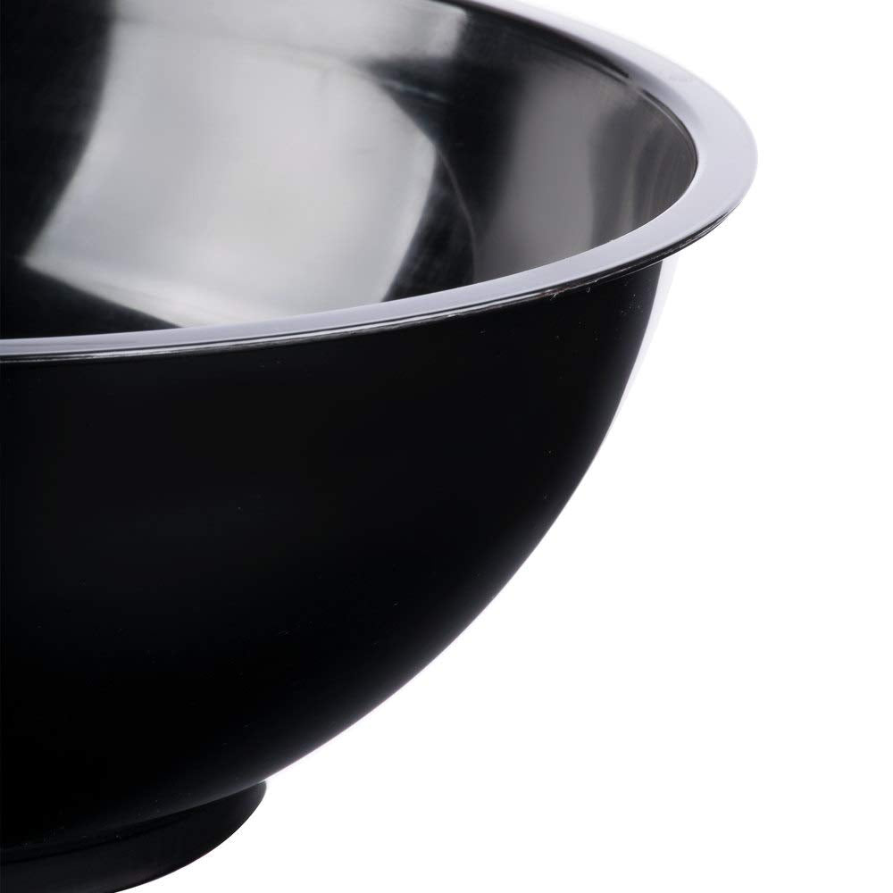 Round Serving Bowls - 80 oz | 10" | Black | Pack of by Fineline settings – Polypropylene (PP), Black, Model HPB10805PP.BK