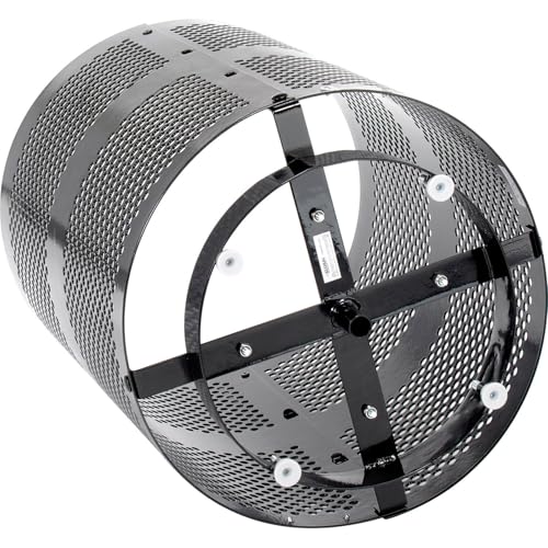 Global Industrial Black / Industrial / 36.0 gallons Outdoor Trash Cans