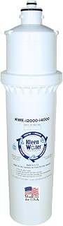 KWE-i2000 Compatible with Pentair Everpure Insurice Single i20002 EV9324-01, Scottsman SSMRC1 Ice Machine Water Filters Requiring One EV9612-22 Cartridge, Made in the USA,