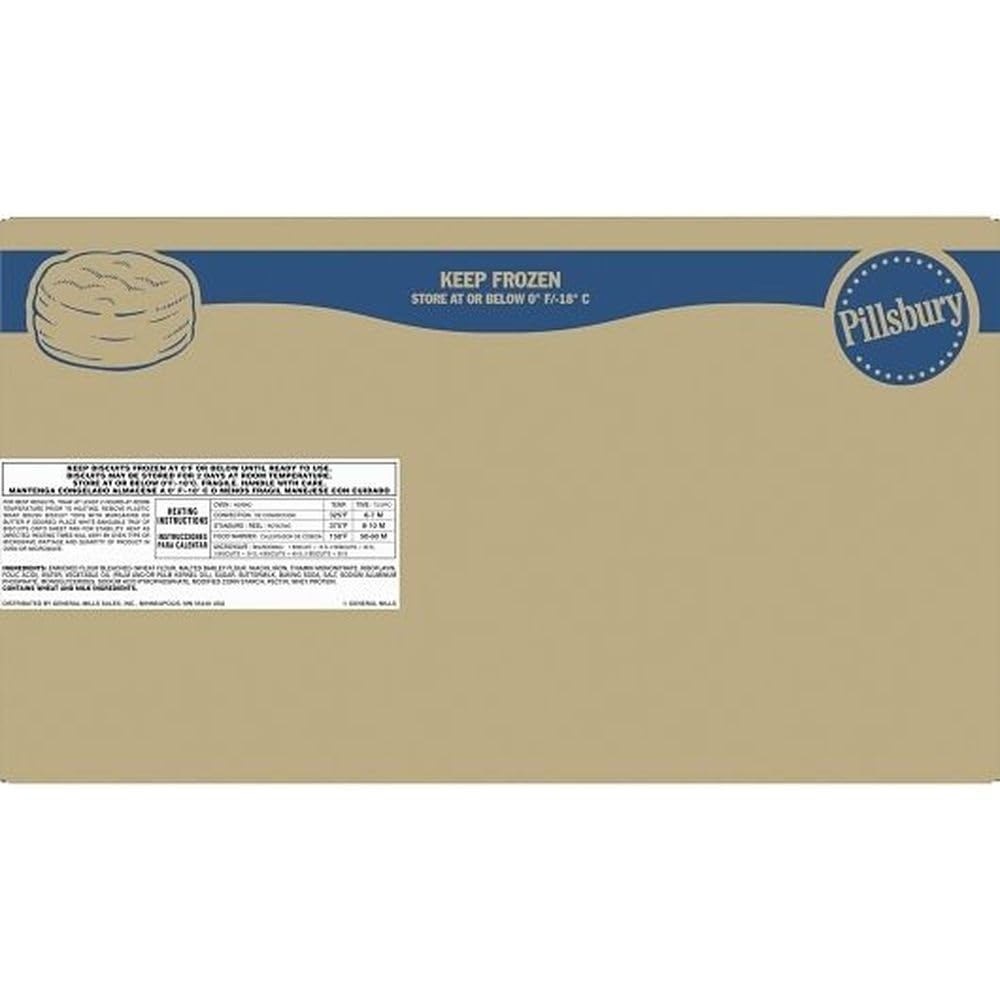 Pillsbury Baked Easy-Split Golden Biscuit by General Mills – 2.25 ounces, Golden, Pack of 120