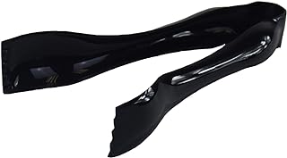Sabert 6" Serving Tong, Black, Durable Plastic, Disposable, 72 Count