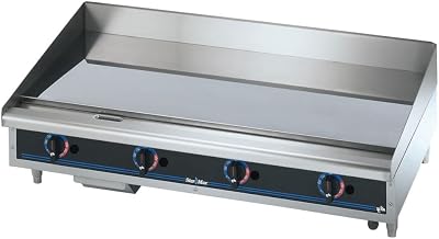 Star 648TCHSF Star-Max 48" Chrome Plate Gas Griddle