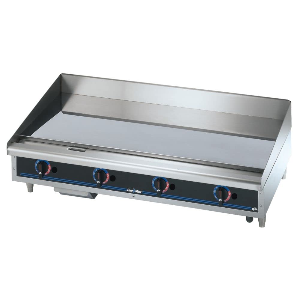 Star Star-Max 48" Chrome Plate Gas Griddle by Star Micronics – Model 648TCHSF