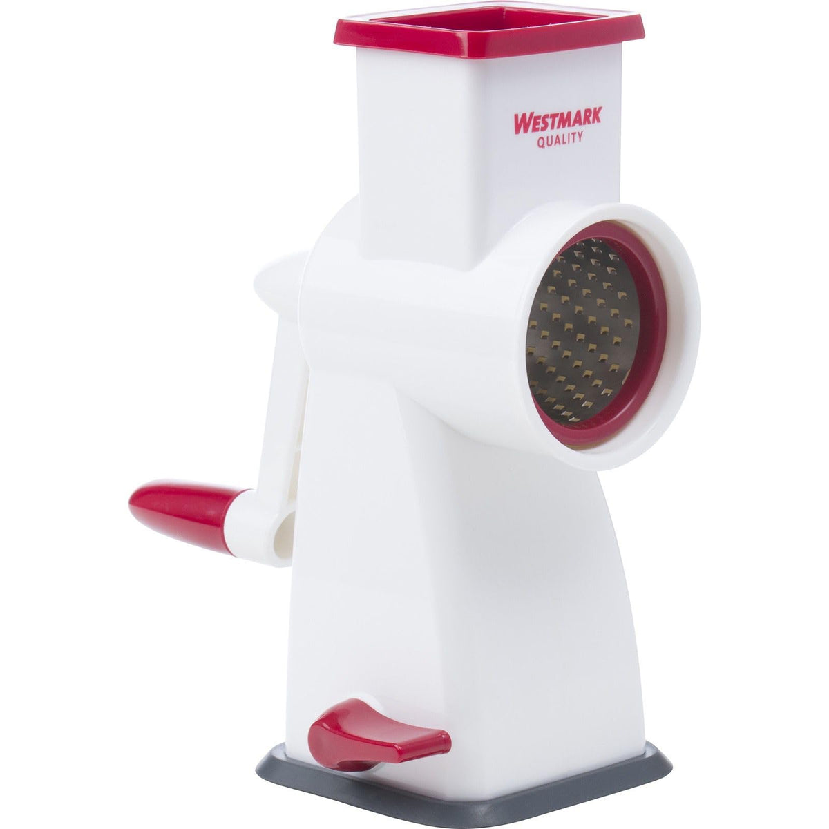 Almond Grater by Westmark – 18 x 9.8 x 18.9 cm, Acrylonitrile Butadiene Styrene (ABS), White/Silver, Model 97152260