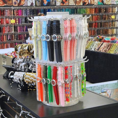 Azar Displays Pegboard + Hooks / Clear / 8 inches (W) x 8 inches (D) x 20 inches (H) Display Racks