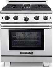ARROB-430N American Range 30" Performer All Gas Range with (4) Open Burners & 30" Convection Oven - Natural Gas - Stainless Steel