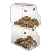 Bak 100 Single Container Bakery Display Case by Rosseto – 12, Acrylic, Clear, Model BAK1203