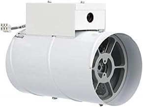 TPI HP610001202T Hotpod Supplemental Duct Mounted Heating System, Standard, 6" Inlet, Hardwire, 1000/500 W, White