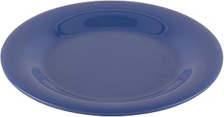 G.E.T. 7.5" Blue Heavy-Duty Wide Rim Melamine Salad Plate 4