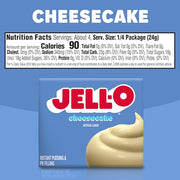 Jell-O CHEESECAKE / 3.4 Ounce (Pack of 3) / White Pudding Mixes