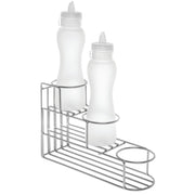 Buffet Stand for Bottles 3-Step Silver Metal Wire by HUBERT – Silver, Model 688640169228
