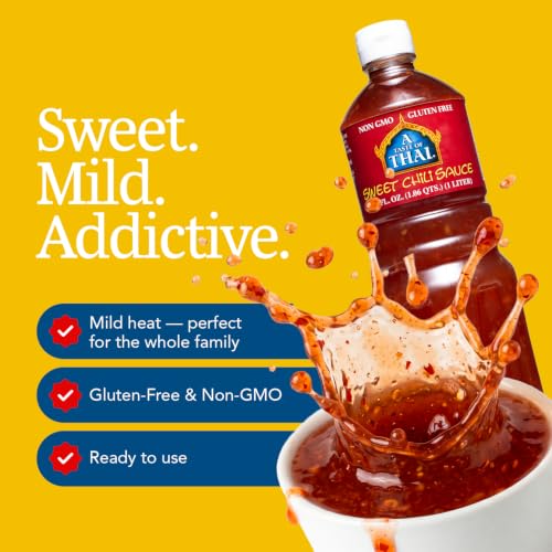 A Taste of Thai Sweet Chili Sauce / 33.8 Ounce (Pack of 1) / Jowgnoejfwe-1-23 Chili Sauce