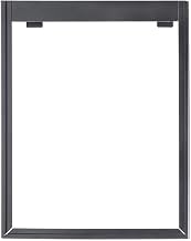 HUBERT Vertical Sign Frame with Two Brackets Black Metal - 11" L x 14" H