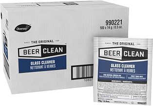 BEER CLEAN Diversey Glass Cleaner for Manual Brush, 0.5 oz, 100 Pack