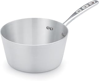 Vollrath 661155 Wear-Ever Tapered Aluminum 5.5 Quart Sauce Pan